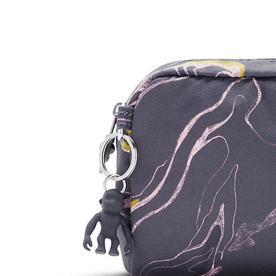 Pouches Kipling Gleam Printed Szare | PL 1481NW